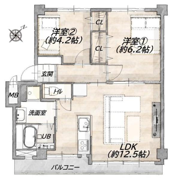 豊里コーポＡ棟