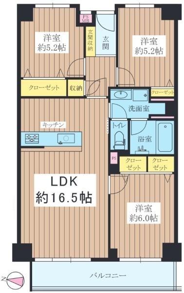 ファミールハイツ北大阪２号棟