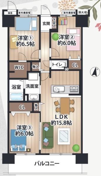ソシエ北大阪（ヴェルザ北大阪）弐期棟