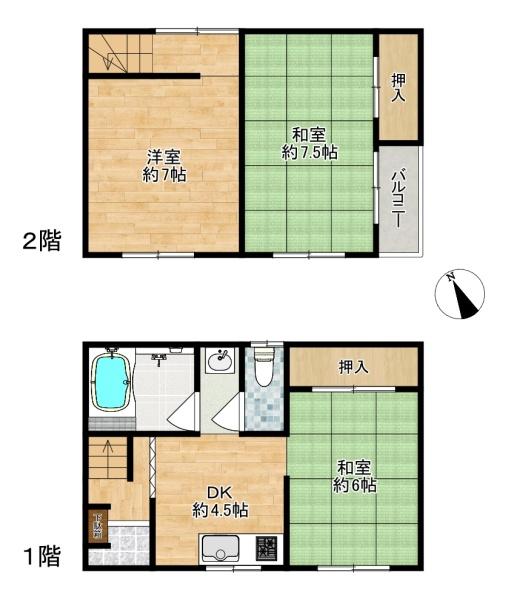 大阪市東淀川区大桐２丁目の中古一戸建て