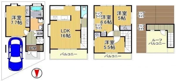 東淀川区豊里４丁目　中古戸建