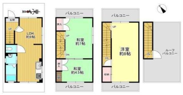 東淀川区淡路５丁目　中古戸建