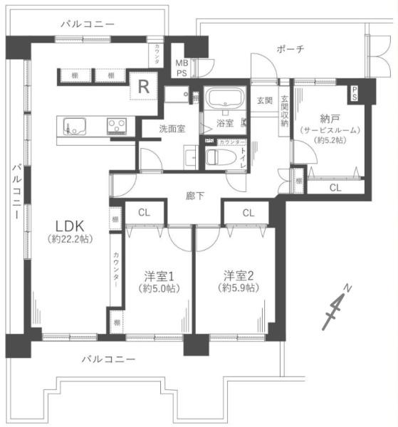 コスモハイツ新大阪２番館