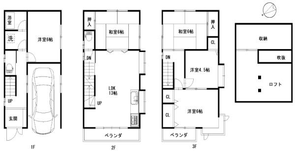 東淀川区豊里６丁目　中古戸建