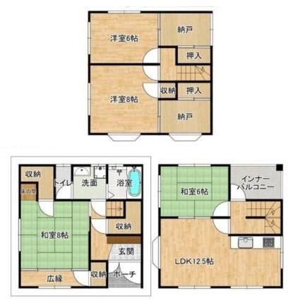 摂津市鳥飼野々３丁目の中古一戸建て