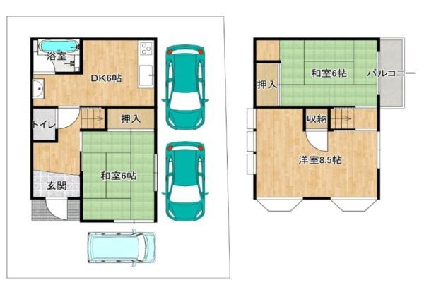 摂津市鳥飼上３丁目の中古一戸建て