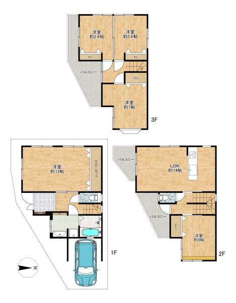 摂津市鶴野１丁目　中古戸建