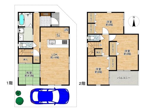 茨木市鮎川２丁目の中古一戸建て