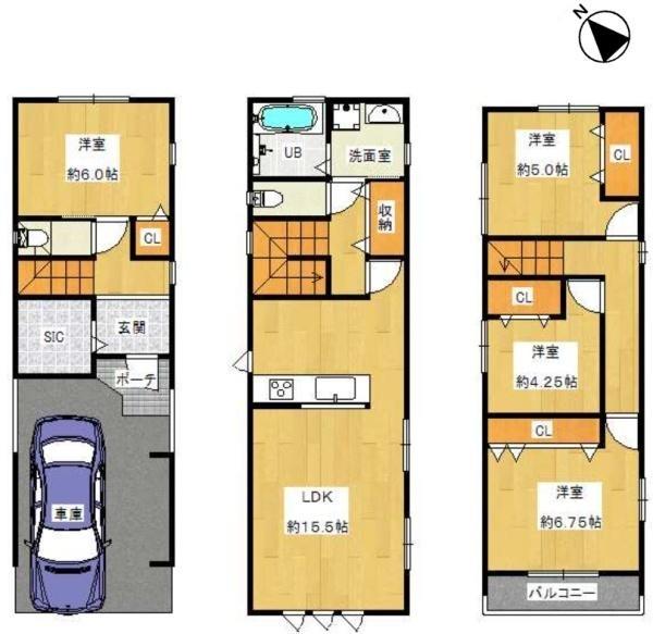 東淀川区豊新２丁目　新築戸建