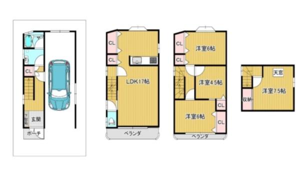 摂津市鳥飼新町２丁目　中古戸建