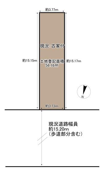 大阪市旭区生江１丁目　建築条件無し　売り土地