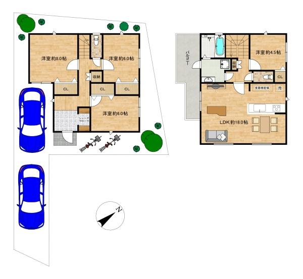 箕面市石丸２丁目の新築一戸建