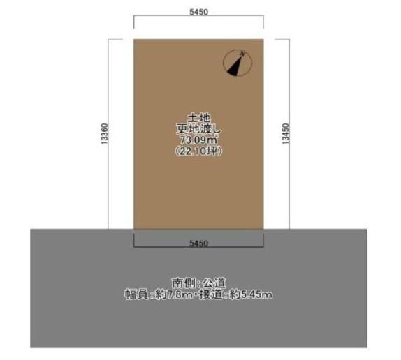 摂津市鳥飼本町５丁目　建築条件無し　売り土地