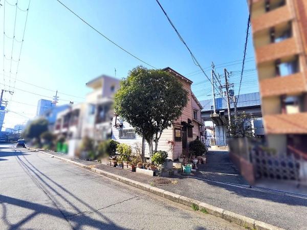 東淀川区上新庄１丁目　建築条件無し　売り土地
