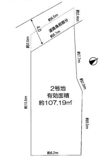 吹田市泉町１丁目　建築条件無し　売り土地　２号地