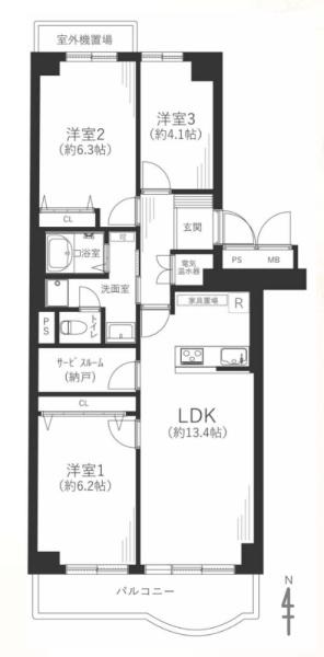 ユニハイム千里丘一号棟