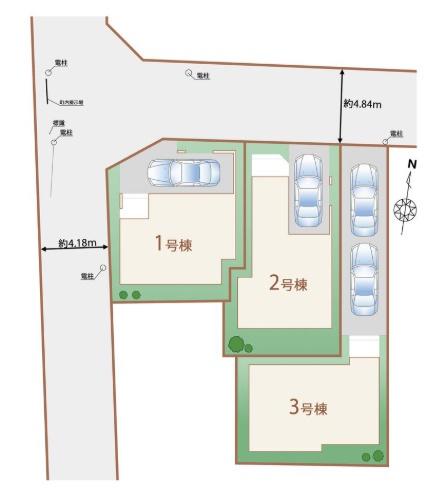 摂津市千里丘２丁目　新築戸建　３号棟