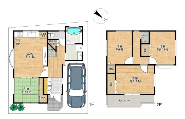 摂津市庄屋１丁目　中古戸建
