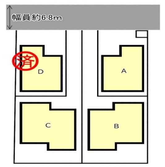 摂津市一津屋２丁目　新築戸建　Ｃ号地