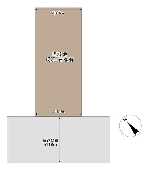 摂津市北別府町　建築条件無し　売り土地