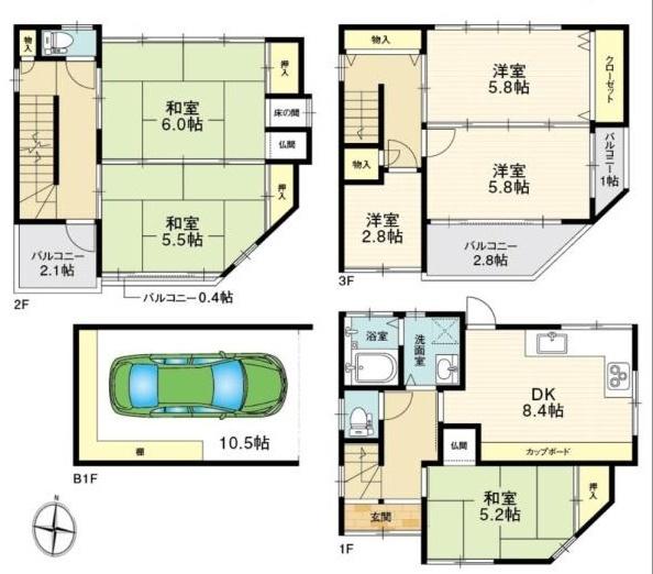 吹田市岸部北４丁目　中古戸建