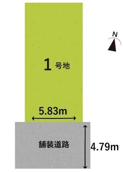 摂津市鳥飼西2丁目の土地(間取り)