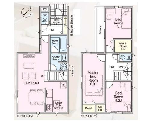 摂津市鳥飼西４丁目　新築戸建　１号棟