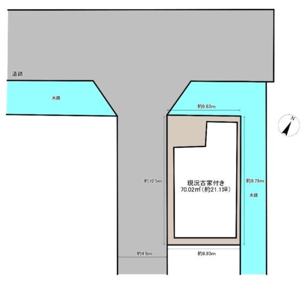 摂津市鳥飼下１丁目の土地