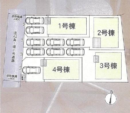 摂津市鳥飼西３丁目　新築戸建　４号棟
