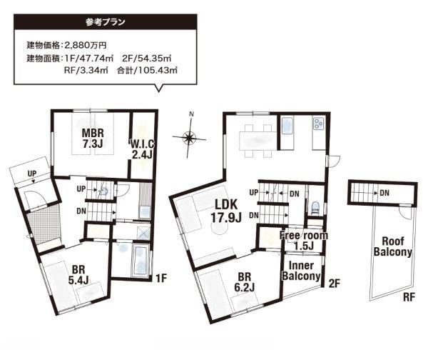 吹田市尺谷　建築条件付き　売り土地　３号地
