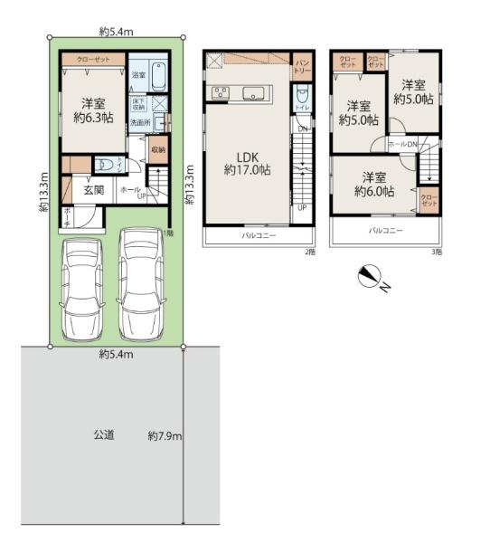 摂津市鳥飼本町３丁目　新築戸建