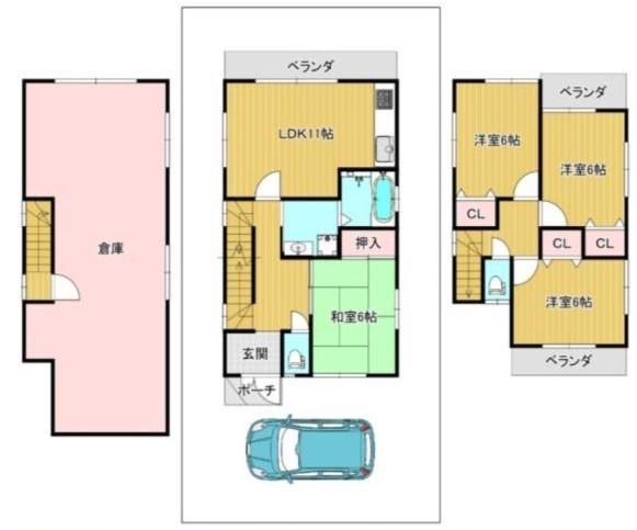 吹田市原町３丁目　中古戸建