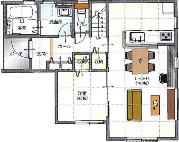 小美玉市山野　1号棟　HKT