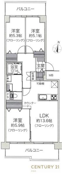 多賀城ロジュマンＢ棟