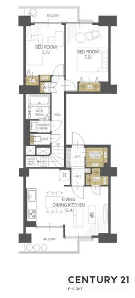 中富住宅西棟　中古マンション