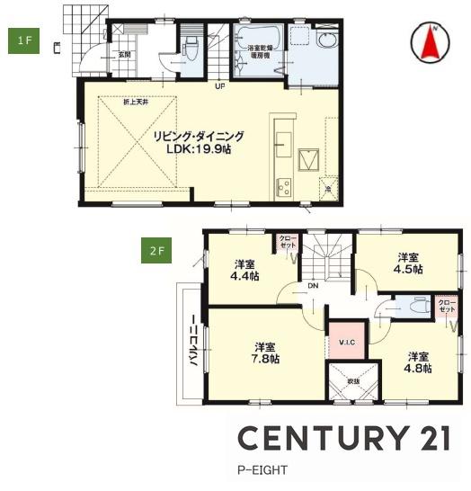 北名古屋市高田寺起返の新築一戸建