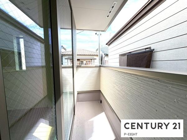 名古屋市熱田区千年1丁目の新築一戸建(バルコニー)