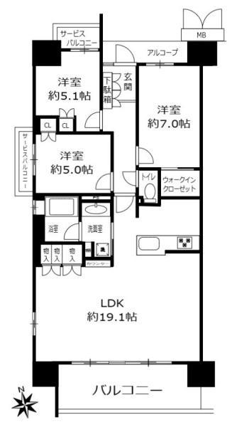 アメニティ港明　中古マンション