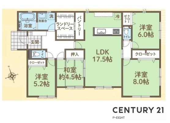 一宮市西五城字宮西　新築戸建