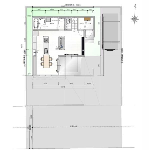 建築条件無し　知多市大興寺　売土地