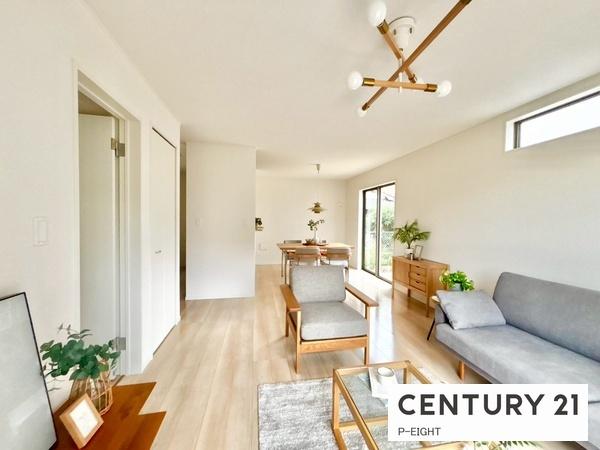 春日井市穴橋町3丁目の新築一戸建(リビング)