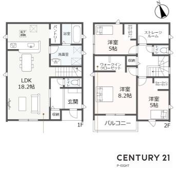 春日井市東野町西２丁目の新築一戸建