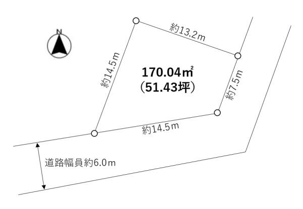 安城市城ケ入町欠間の売土地