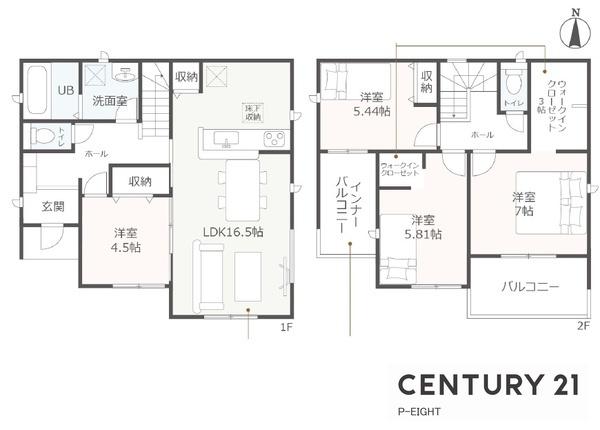 一宮市萩原町林野字宮浦の新築一戸建