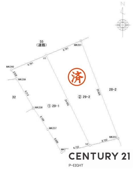 知多市八幡字笹廻間の売土地
