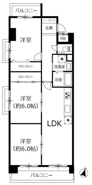 シーダ福徳　中古マンション