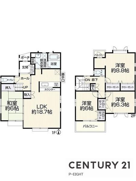 名古屋市北区六が池町の中古一戸建て