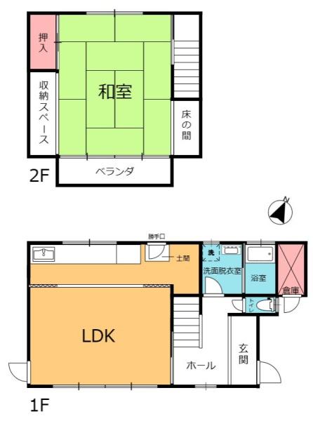 犬山市大字富岡字片洞の中古一戸建て