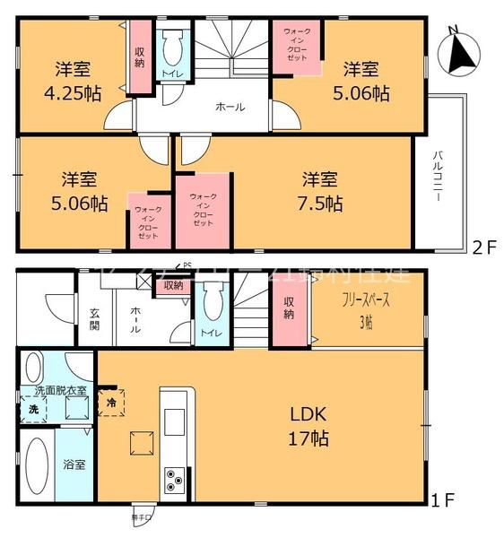 リーブルガーデン江南市勝佐町西郷　１号棟