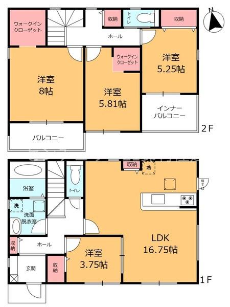リーブルガーデン江南市勝佐町西郷　2号棟